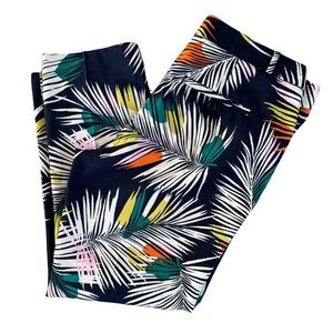 Banana Republic Avery straight-fit ankle pant in discontinued tropical print